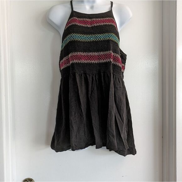 Torrid Super Soft Smocked High Neck Babydoll Top - Picture 5 of 8